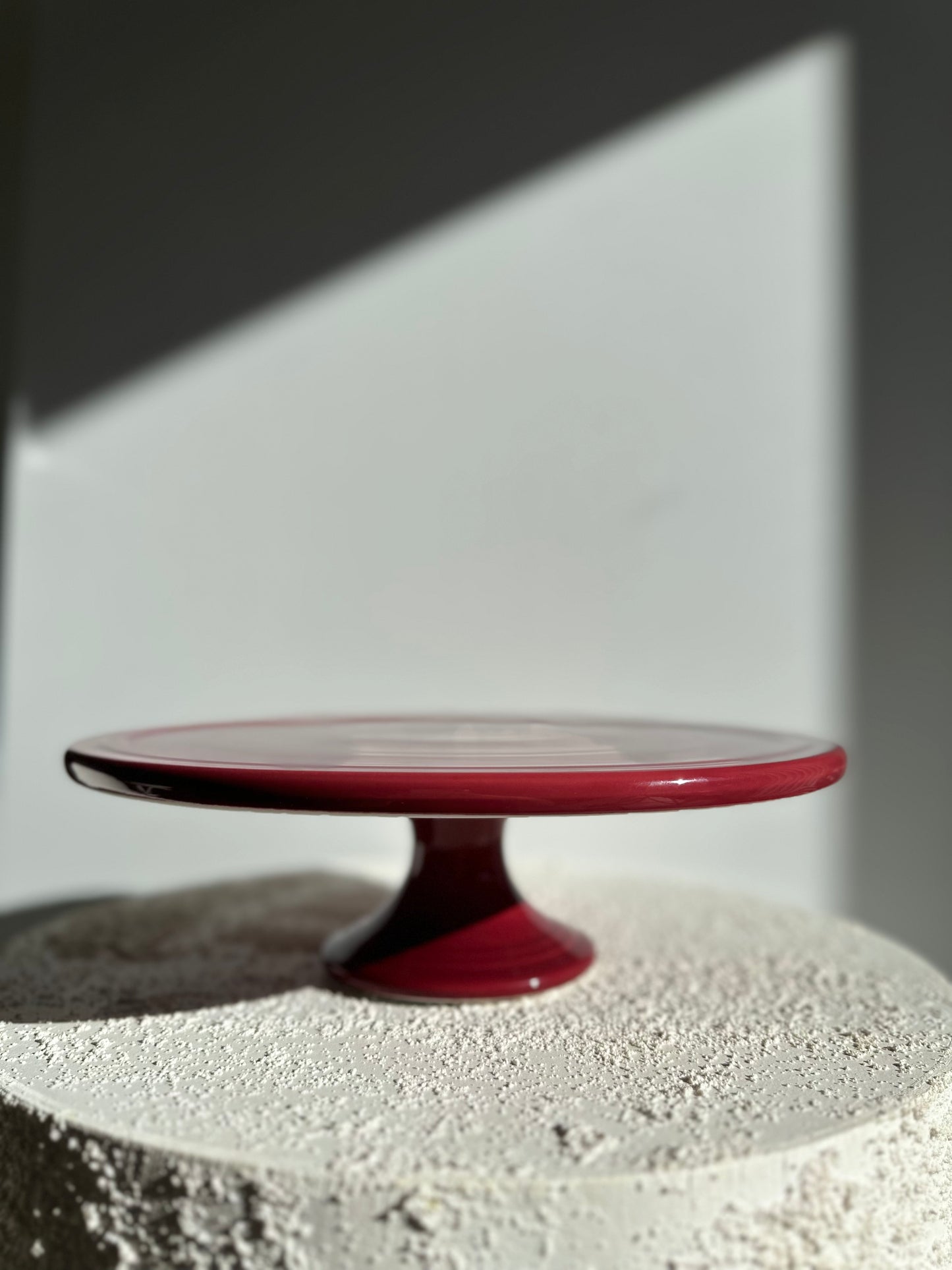 Classic Red Cake Stand