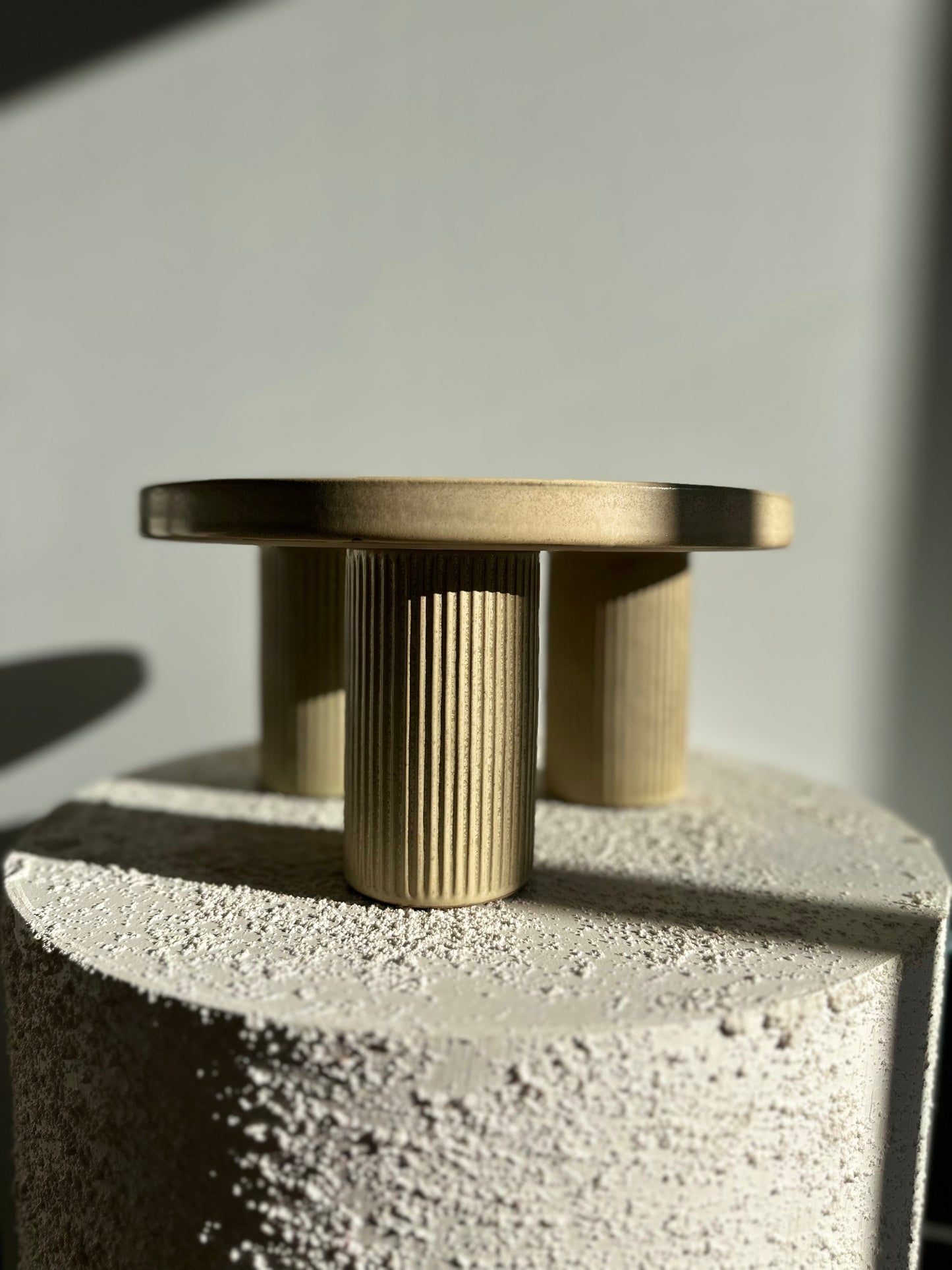 Sage Ripple Cake Stand
