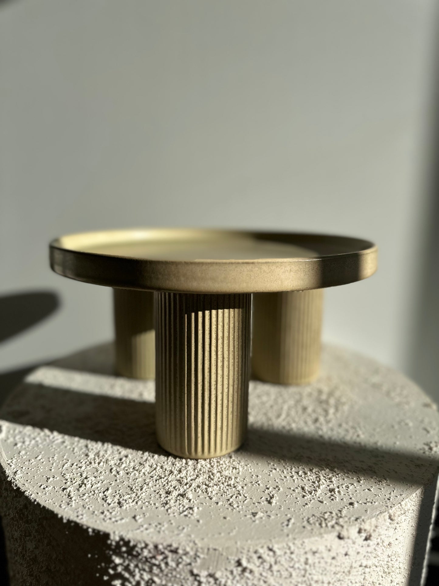 Sage Ripple Cake Stand