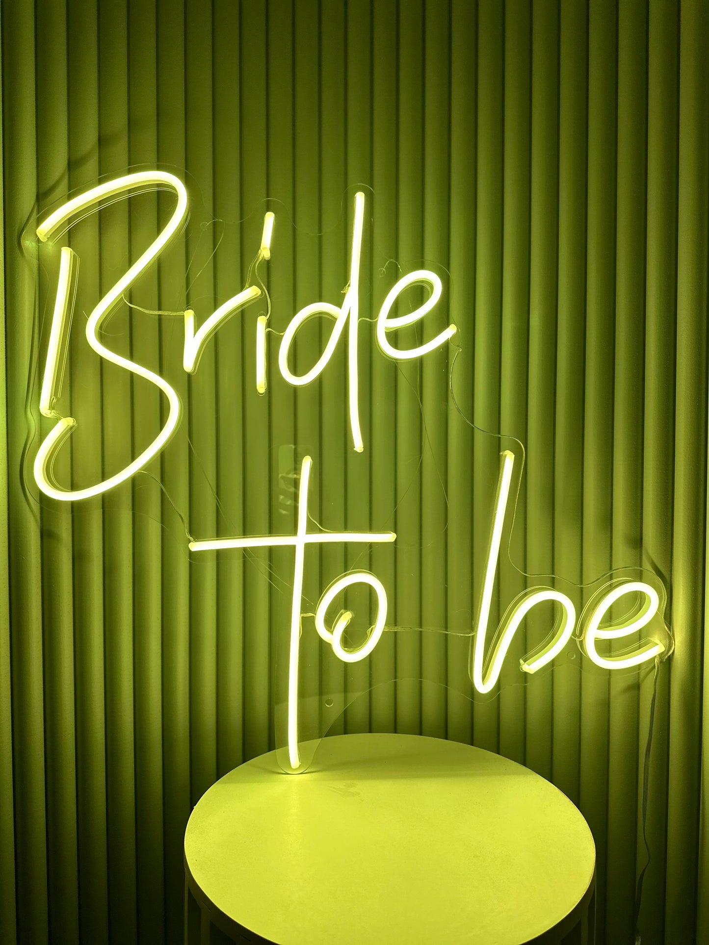 Bride to be neon sign