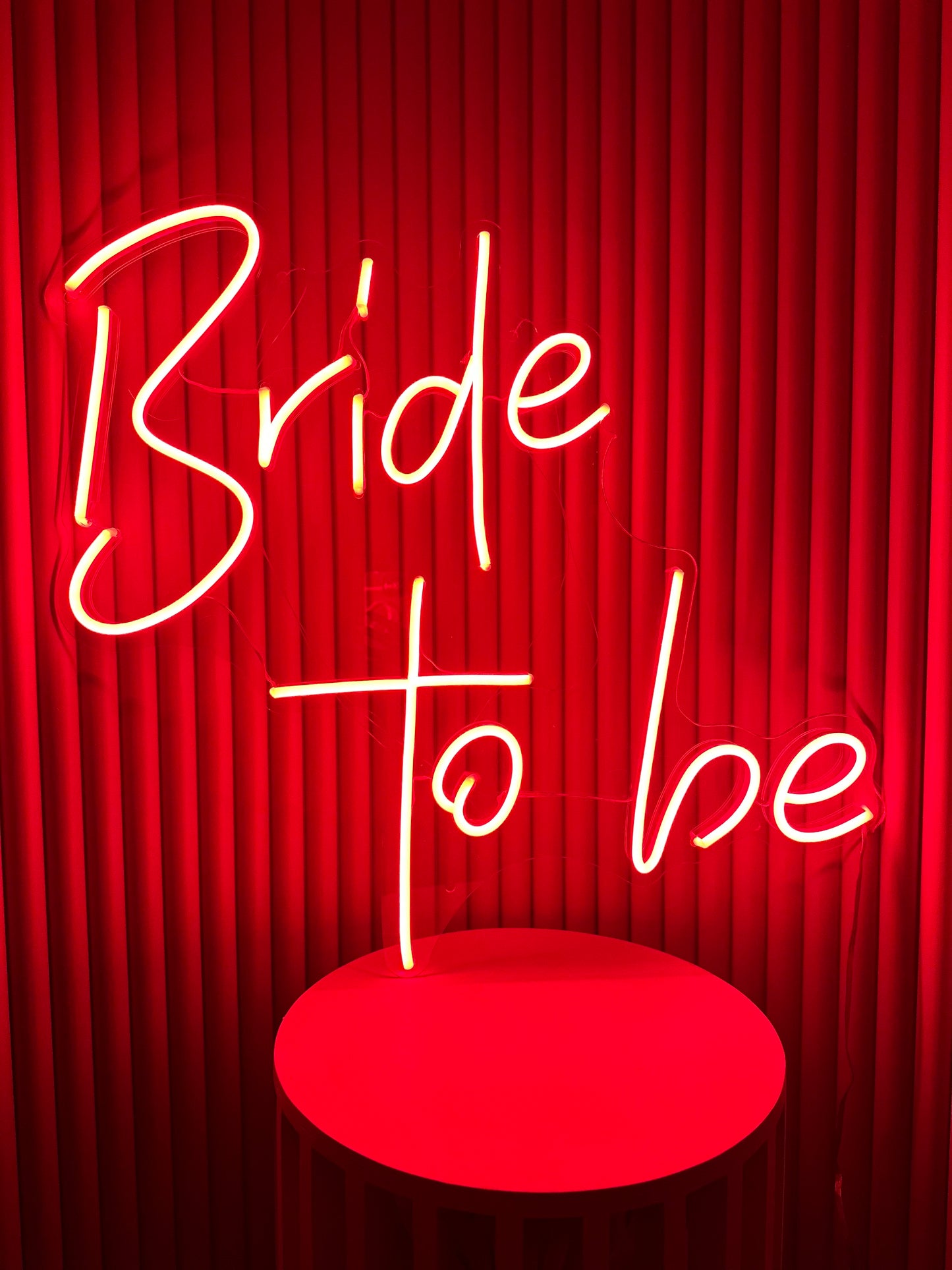 Bride to be neon sign