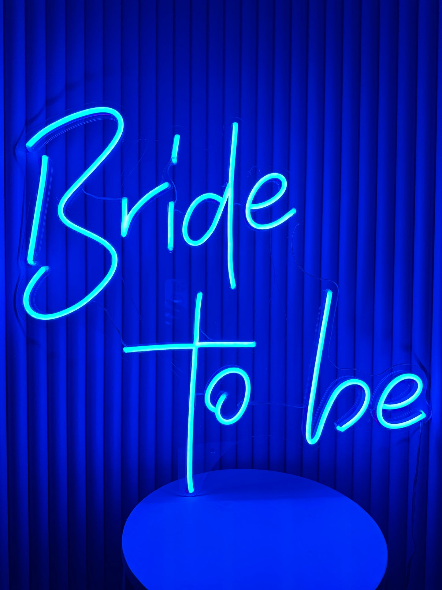 Bride to be neon sign