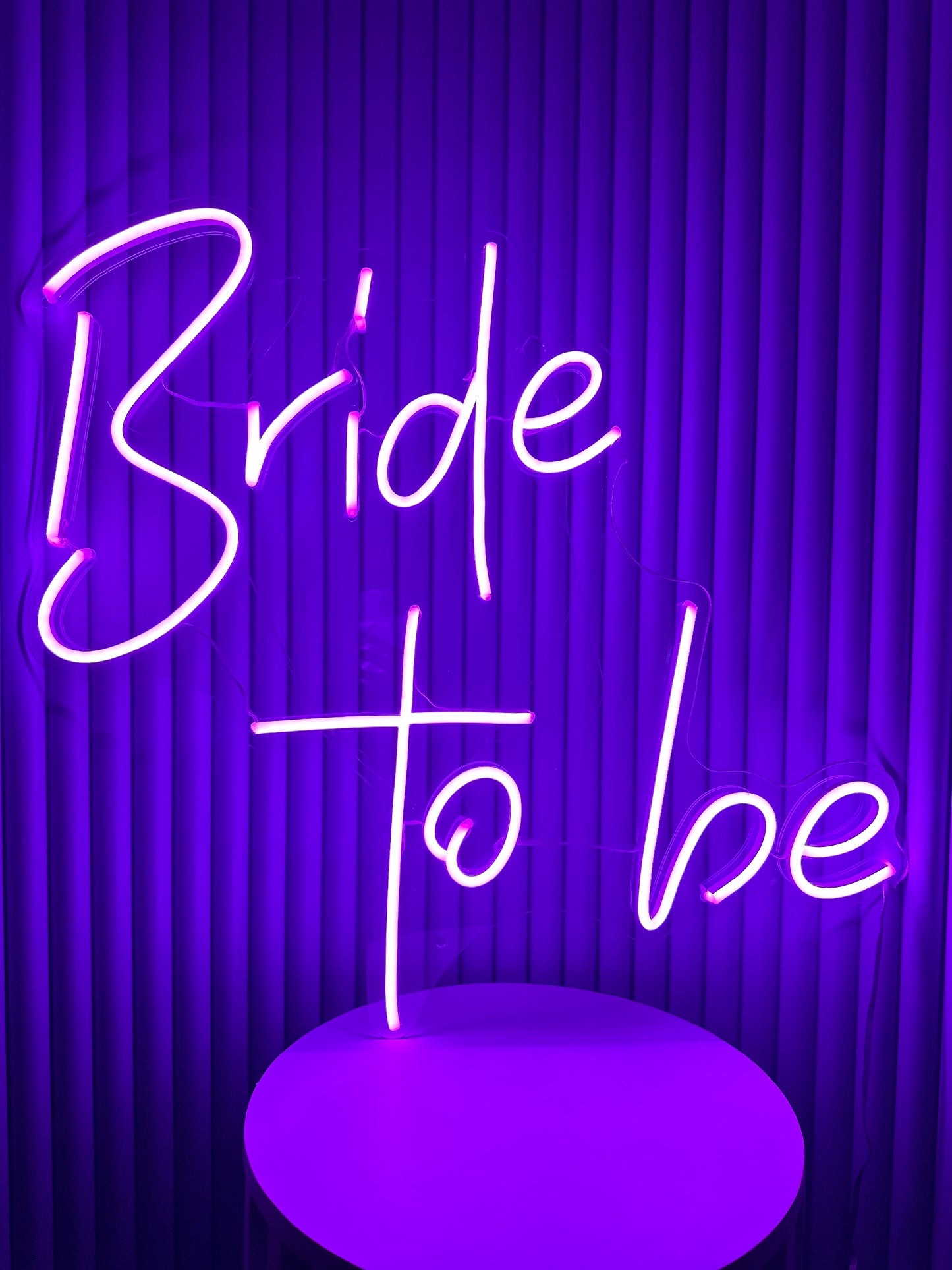 Bride to be neon sign