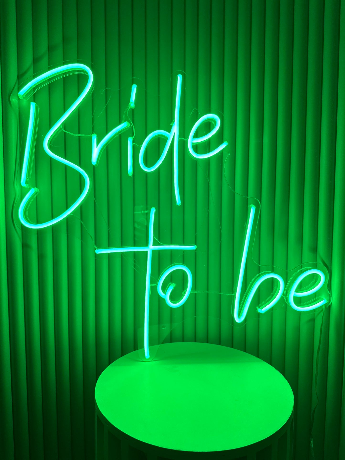 Bride to be neon sign