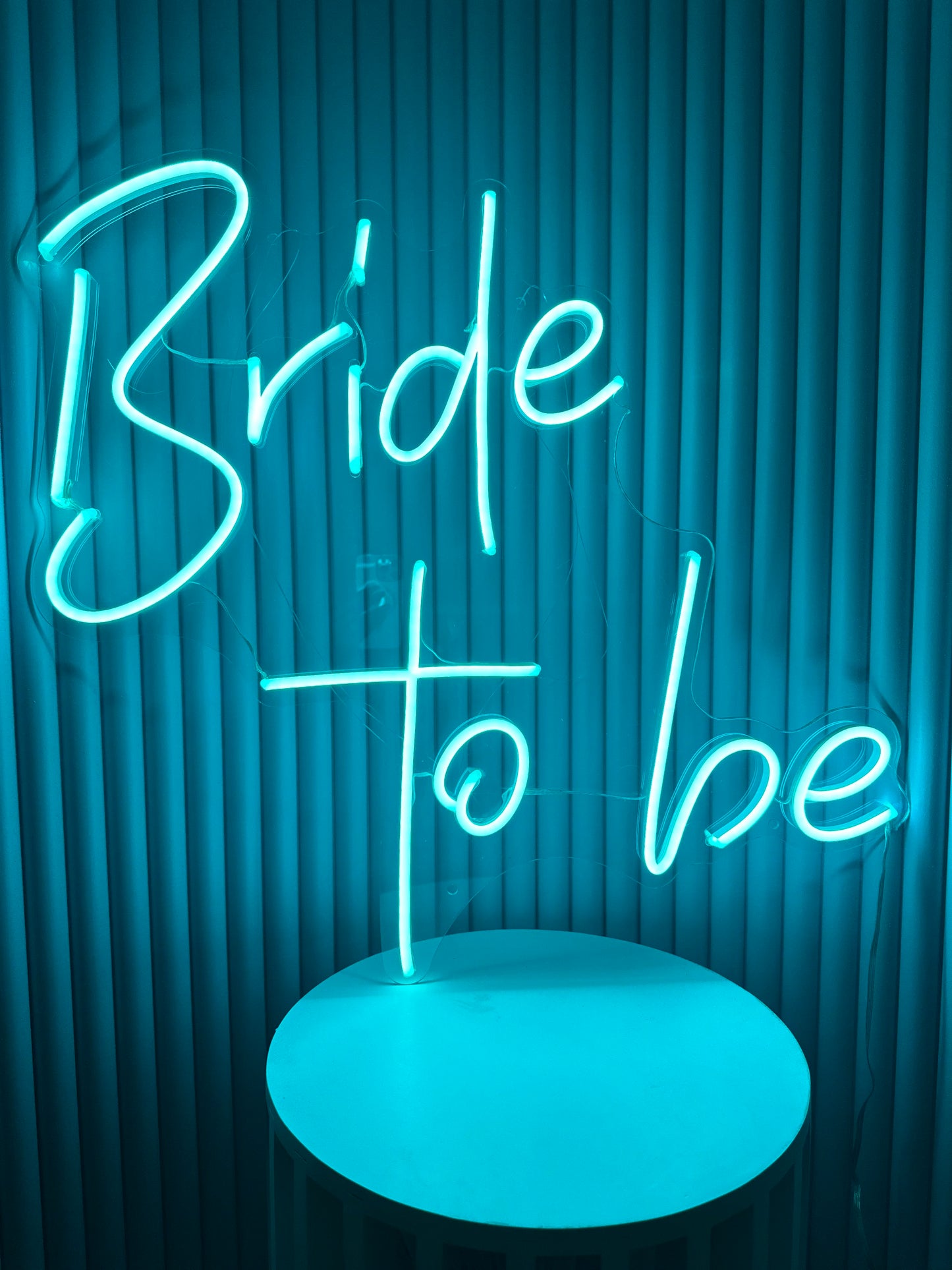 Bride to be neon sign