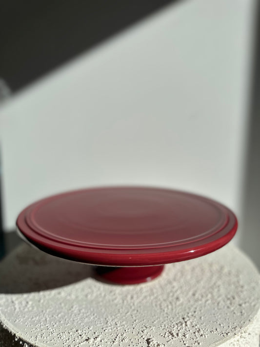 Classic Red Cake Stand
