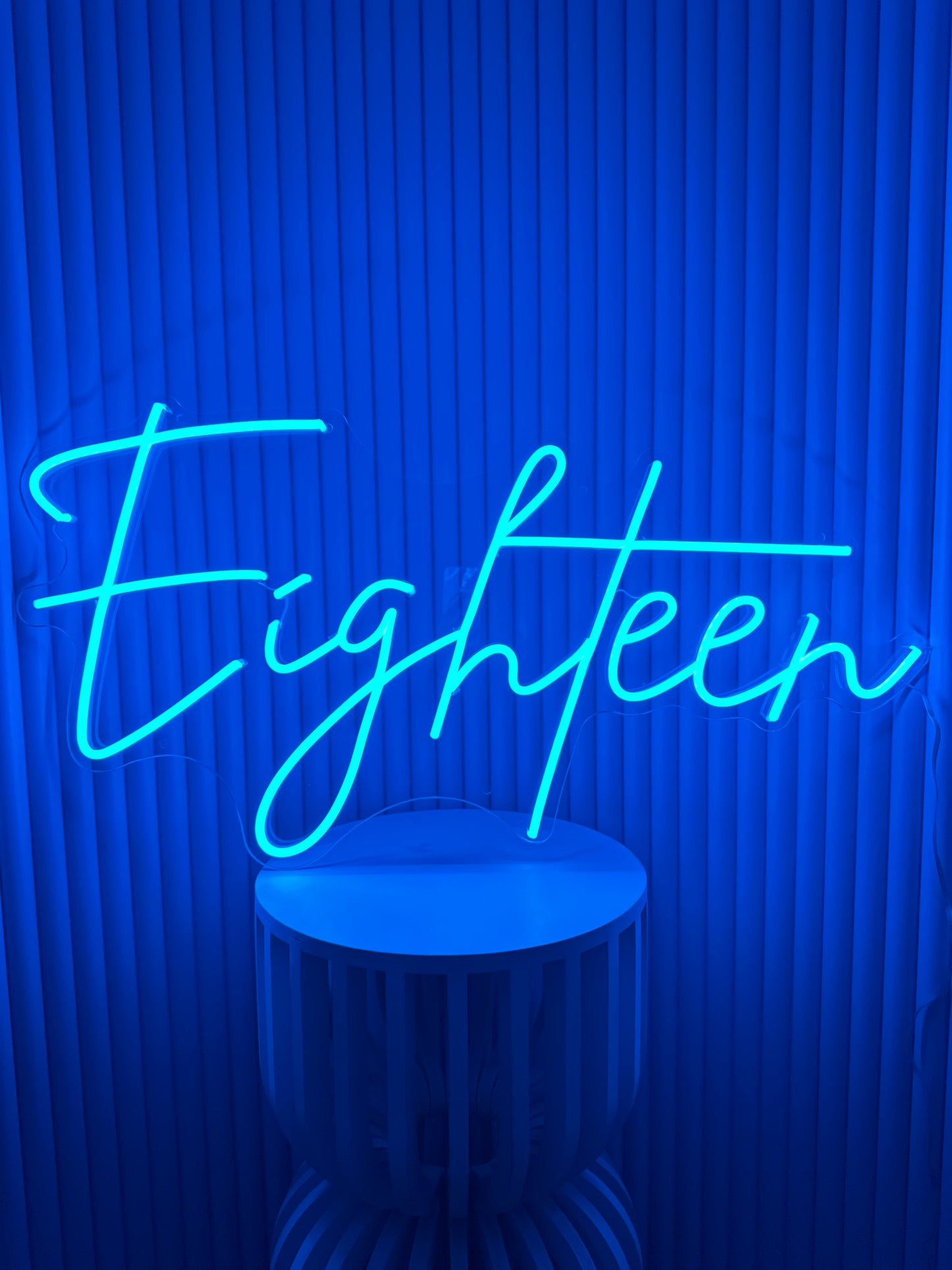 Eighteen Neon Sign