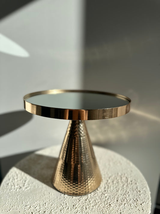 Tall Gold Cake Stand