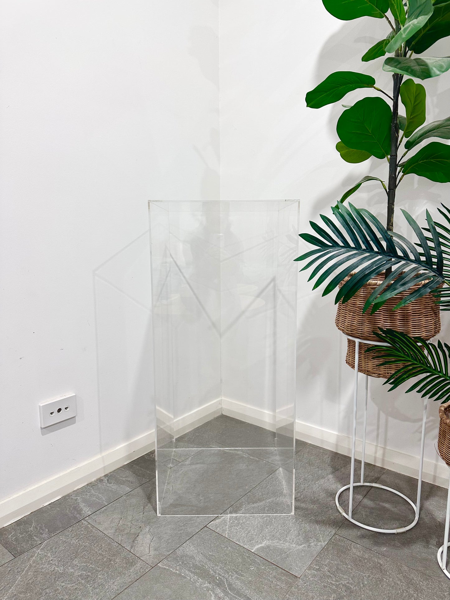 Clear Plinths