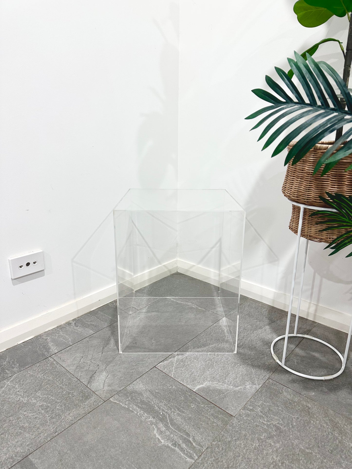 Clear Plinths