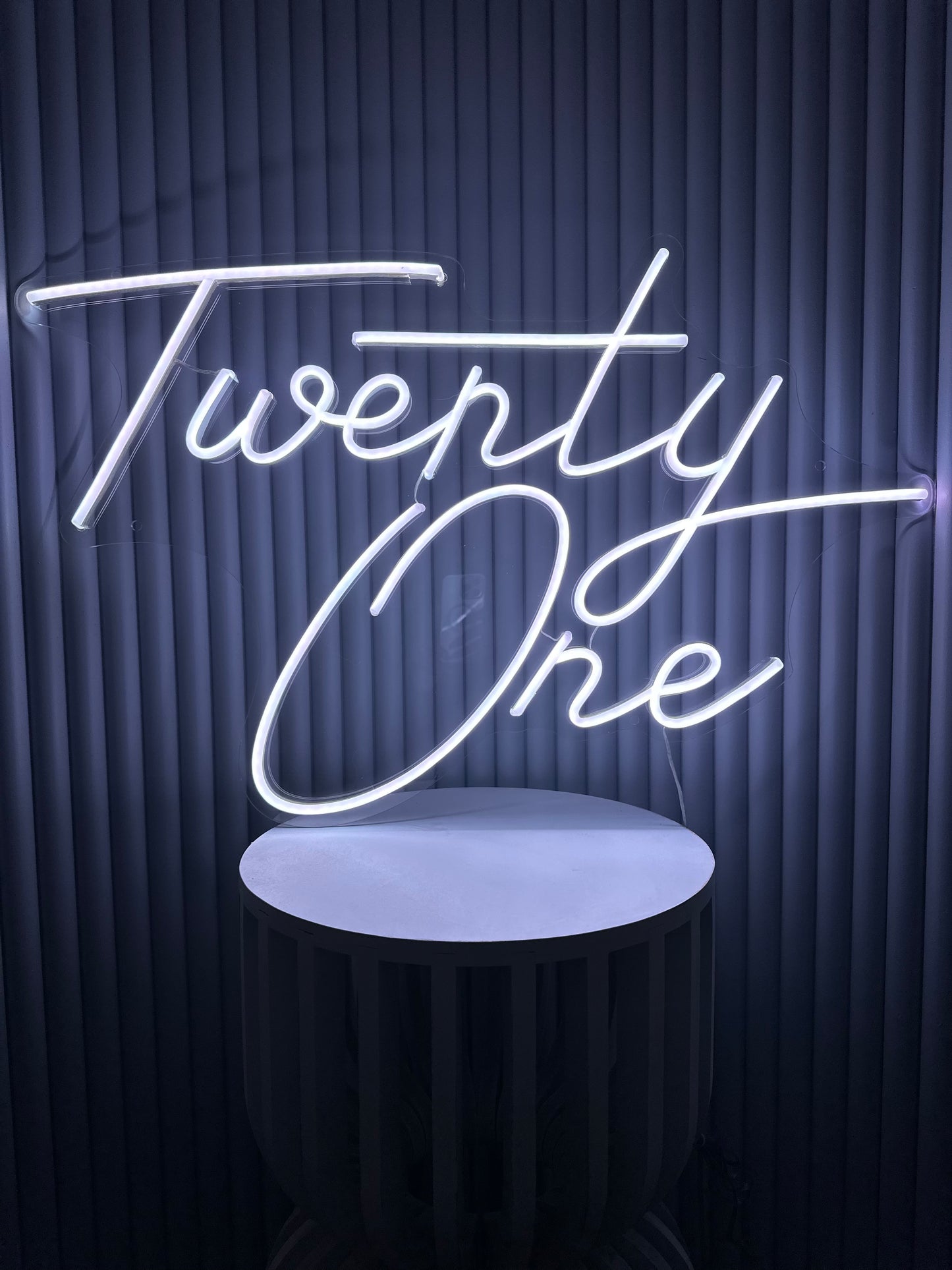 Twenty One Neon Sign