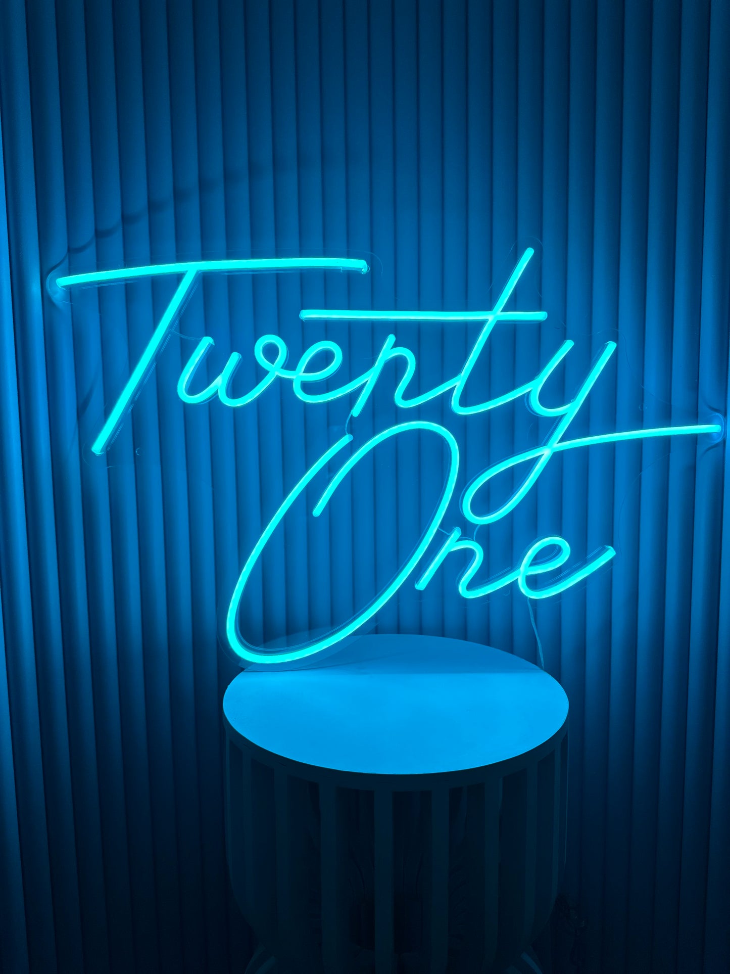 Twenty One Neon Sign